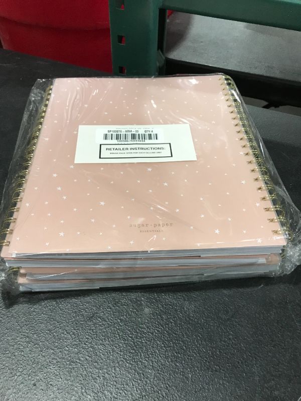 Photo 3 of 2022-23 Academic Planner Weekly/Monthly Frosted 11"x8.5" Pink Stars - Sugar Paper Essentials, Pack of 4!!!
