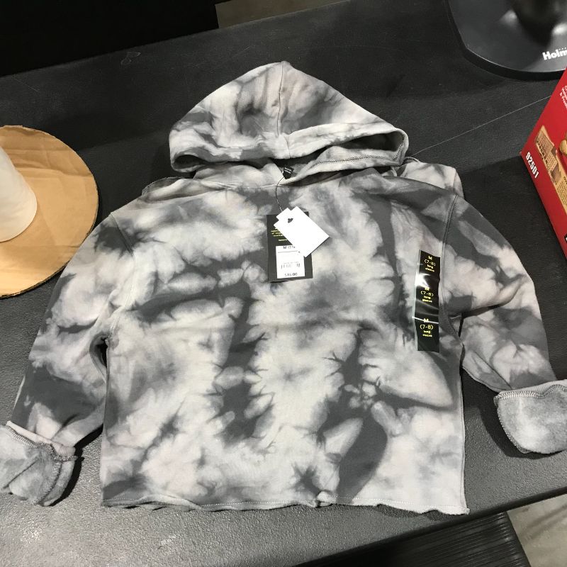 Photo 1 of  PACK OF 2!! Kids' Fleece Raw Edge Hoodie - Art Class™ Size Medium (7/8)
