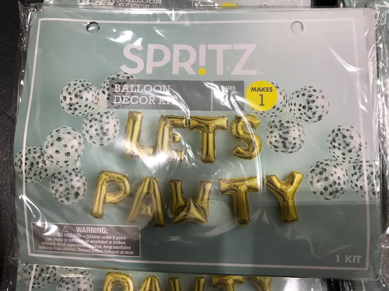 Photo 2 of BOX OF 24!!!!!! 21ct Let's 'Pawty' Balloon Pack - Spritz™