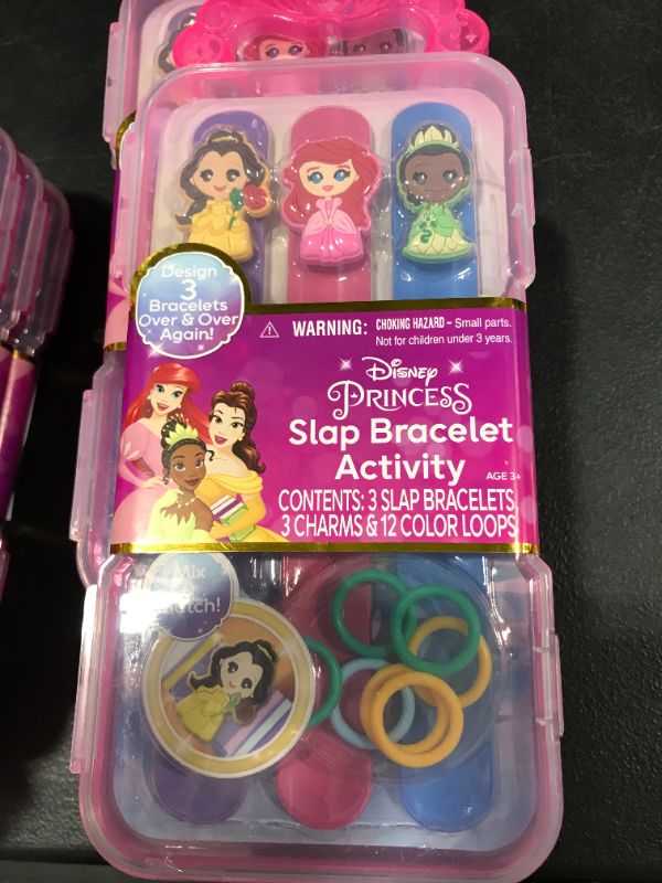 Photo 2 of Disney Princess Slap Bracelet Activity Kit, 2 Packs!!! 

