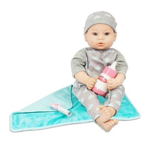 Photo 1 of Madame Alexander 18" Small Wonders Sweet & Happy Baby Bedtime Set- Boy

