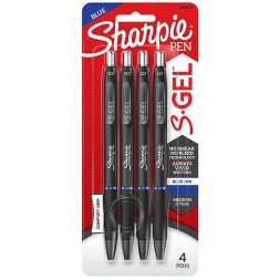 Photo 1 of Sharpie S-Gel 4pk Gel Pens 0.7mm Medium Tip Blue, 6 Packs!!! (24 total)

