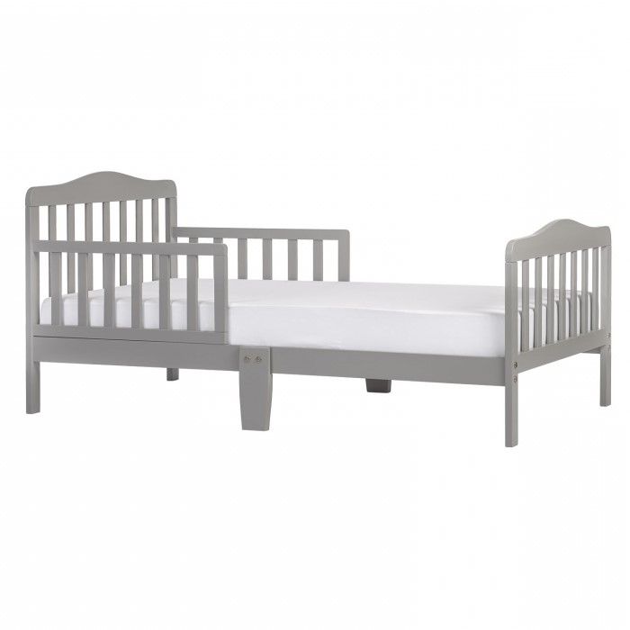 Photo 1 of Dream on Me Classic Design Toddler Bed Cool Grey
