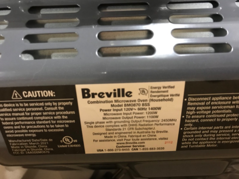 Photo 6 of Breville the Combi Wave 3-in-1 Stainless Steel Microwave
