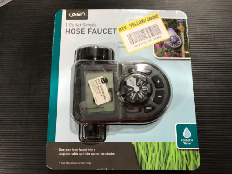 Photo 2 of 1-Outlet Hose Faucet Timer
