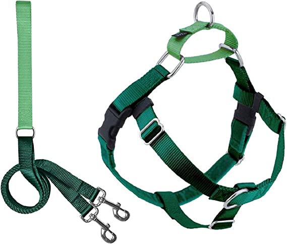 Photo 1 of 2 Hounds Design Freedom No Pull Dog Harness | Adjustable Gentle Comfortable Control for Easy Dog Walking |for Small Medium and Large Dogs | Made in USA | Leash Included- SIZE L