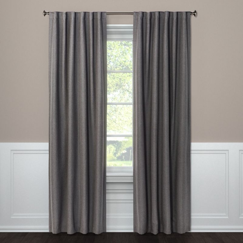 Photo 1 of 1pc 50"x108" Blackout Aruba Window Curtain Panel - Threshold