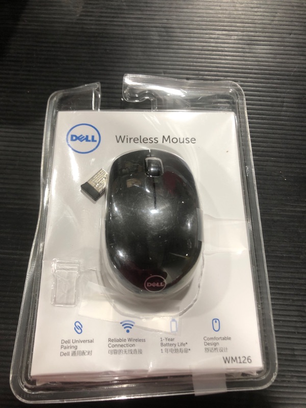 Photo 2 of Dell Wm126 Wireless Mouse (Black)