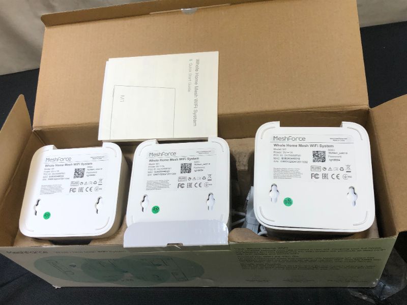 Photo 4 of Meshforce Mesh WiFi System M3s Suite - Up to 6,000 sq. ft. Whole Home Coverage - Gigabit WiFi Router Replacement - Mesh Router for Wireless Internet (3 Pack)
