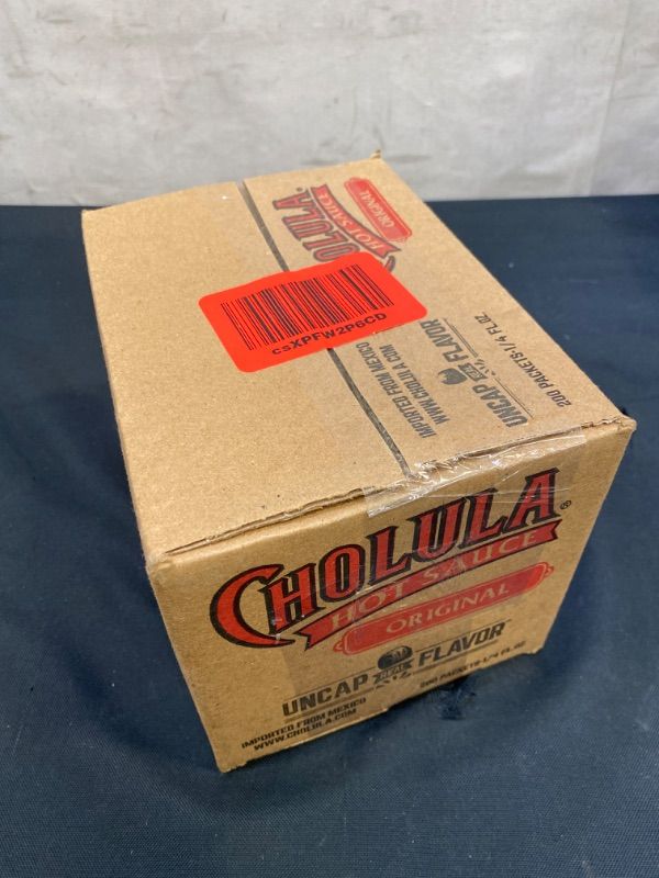 Photo 3 of Cholula Original Hot Sauce Packets, One 200 Count, Individual Hot Sauce Packets, BEST BY 05/27/2022