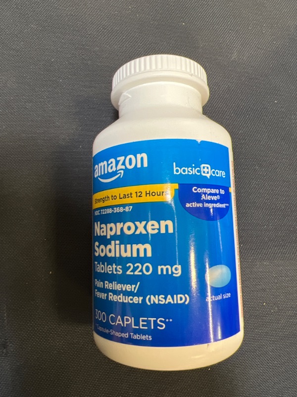 Photo 2 of Amazon Basic Care Naproxen Sodium Tablets, 300 Count
