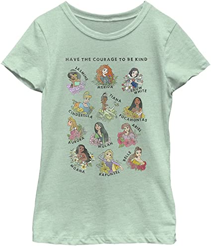 Photo 1 of Disney Princess Hand drawn Textbook Girl's Heather Crew Tee, PHOTOS MAY VARY, SIZE XS
(WHITE)