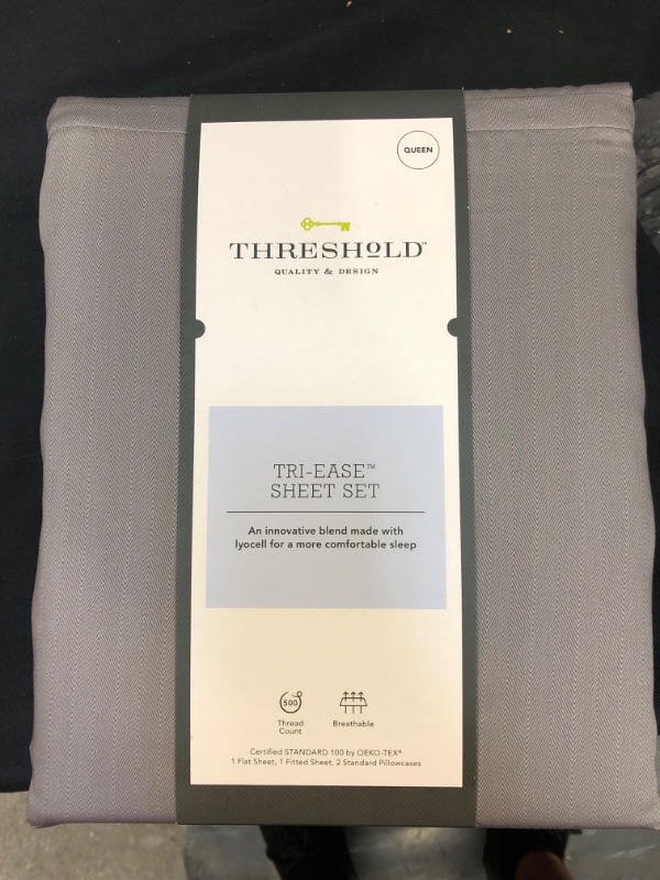 Photo 2 of 500 Thread Count Tri-Ease Sheet Set - Threshold™ QUEEN

