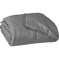 Photo 1 of 48"x72" Essentials Weighted Blanket Gray - Tranquility 12LBS


