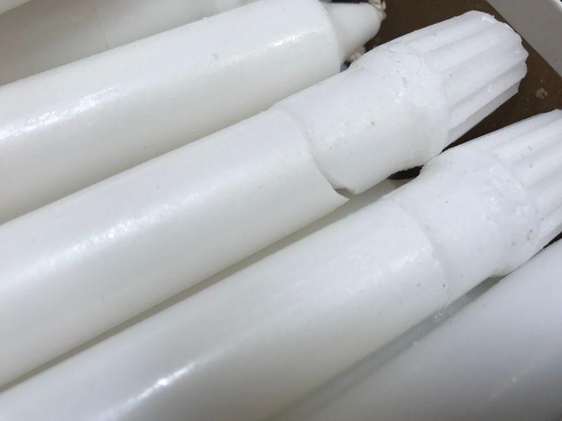 Photo 2 of 12 inches White Candles Pack