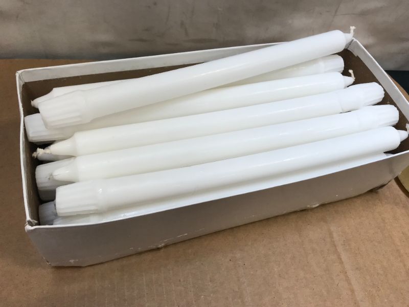 Photo 1 of 12 inches White Candles Pack
