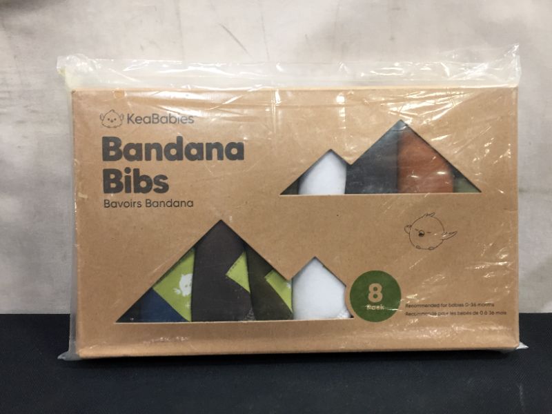 Photo 1 of KeaBabies Organic Cotton Baby Bandana Drool Bib Set 8-Piece




