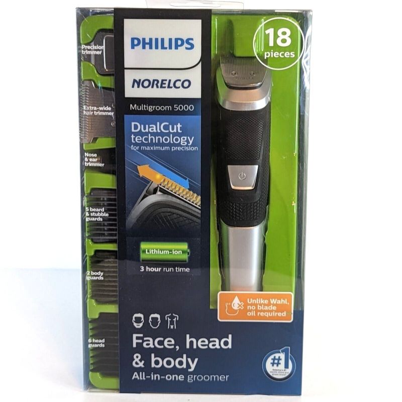 Photo 1 of Philips Norelco 5000 Multigroom Hair Trimmer with 18 Attachments 