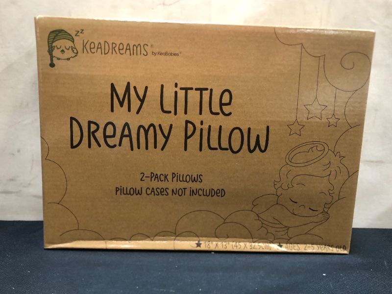 Photo 5 of KeaBabies 2pk Toddler Pillow - Soft Organic Cotton Toddler Pillows for Sleeping - 13X18 Small Pillow for Kids

