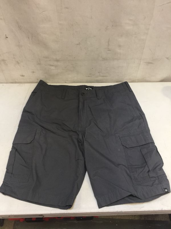 Photo 1 of BILLABONG (GREY) MENS SHORTS - SIZE (36) - SOLD AS IS