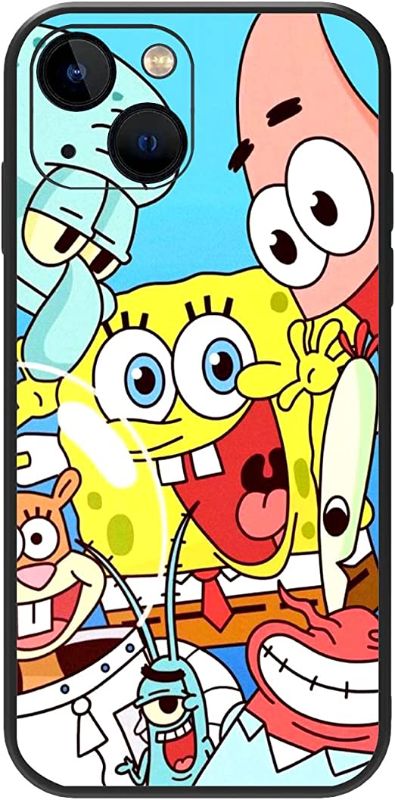 Photo 1 of STARBITFIL Phone Protective Case Full of Hardness iPhone 13 Case Compatible Max Case 360 Full Body Protection and Shockproof (Spongebob)
