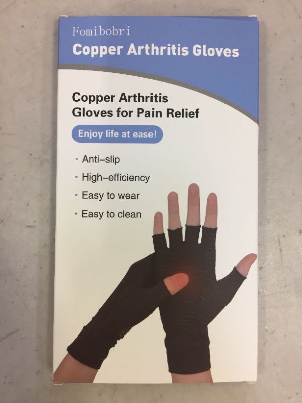 Photo 2 of Compression Gloves, Fomibobri Copper Arthritis Gloves Can Relieve Joint Pain, Carpel Tunnel, Rheumatoid Arthritis