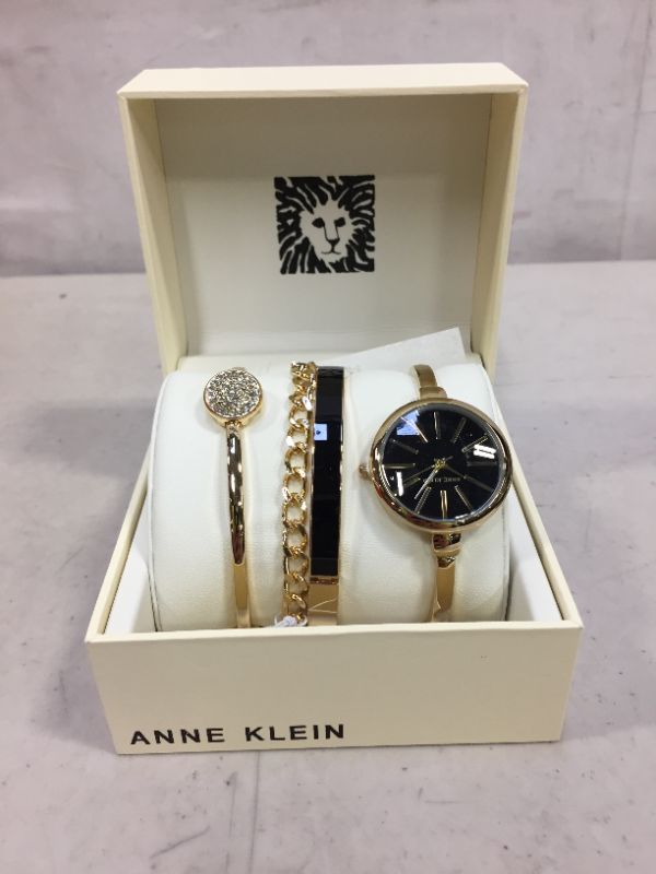 Photo 2 of Anne Klein Women's Bangle Watch and Bracelet Set, AK/1470
