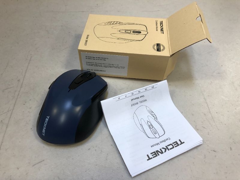 Photo 2 of TeckNet 2600DPI Bluetooth Wireless Mouse, 12 Months Battery Life with Battery Indicator, 2600/2000/1600/1200/800DPI
