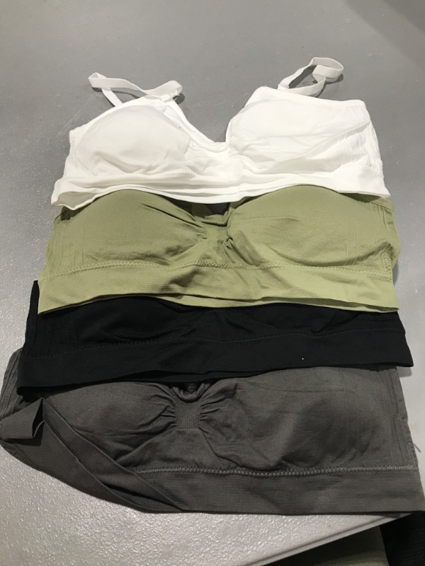 Photo 1 of 4 sports bras, size unknown.