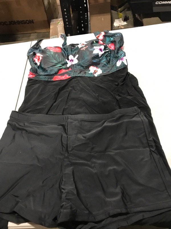Photo 1 of 2 piece bathing suit, size 16W.