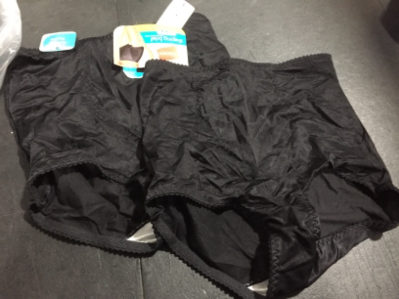 Photo 2 of 2 pack Hanes womens H091 size Large Black