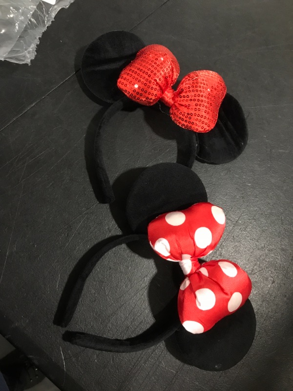 Photo 1 of 2 PACK DISNEY MINNIE MOUSE HEADBANDS 