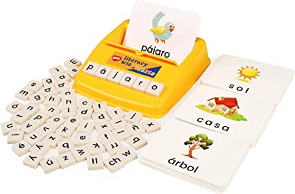 Photo 1 of BOHS Spanish Literacy Wiz Fun Game - Espanol Lower Case 60 Flash Cards - Preschool Language Learning Educational Toys
