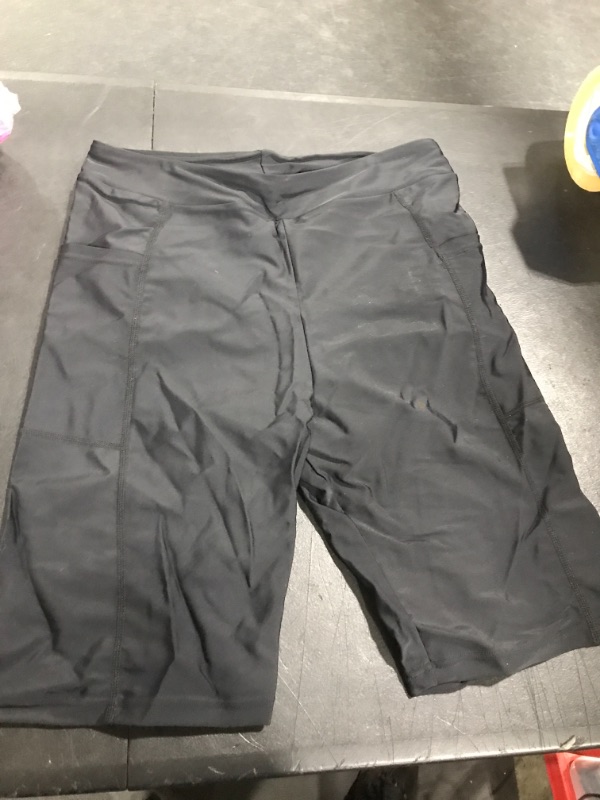 Photo 1 of BLACK BIKER SHORTS WITH POCKETS SIZE M 