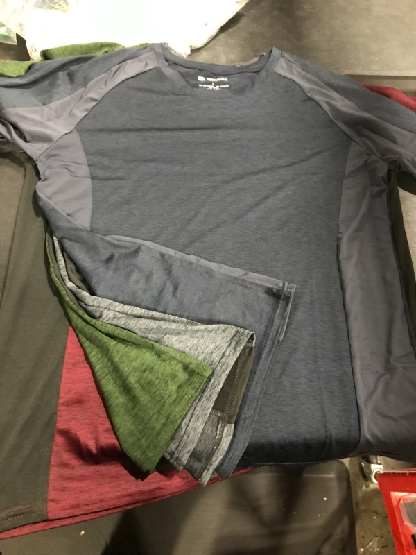 Photo 1 of 4 PACK MULTICOLOR REAL ESSENTIALS SHIRTS SIZE L 