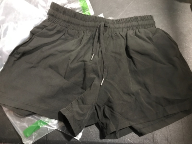 Photo 1 of BLACK WORKOUT SHORTS SIZE M 