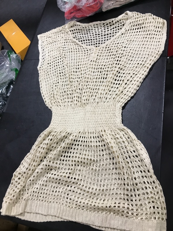 Photo 1 of BEIGE KNIT DRESS SIZE UNKNOWN 