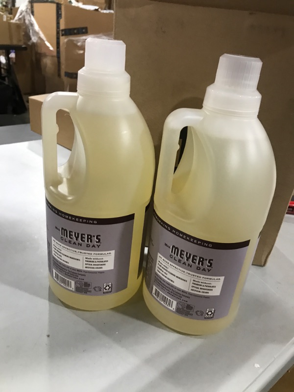 Photo 2 of (2 PACK) MRS. MEYER'S CLEAN D Laundry Detergent, Lavender Scent, 64-oz.
