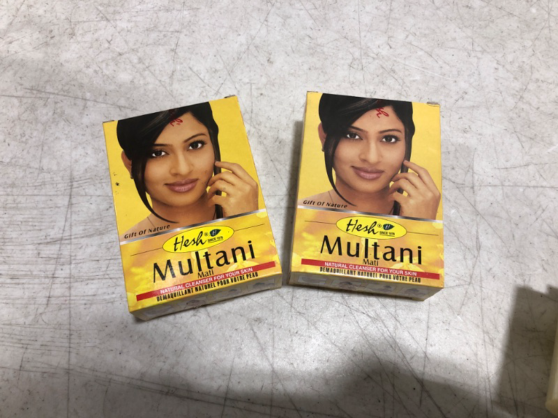 Photo 2 of 2 pack Hesh Pharma 100% Natural Herbs Powder 100gm (Multani Muti Powder)