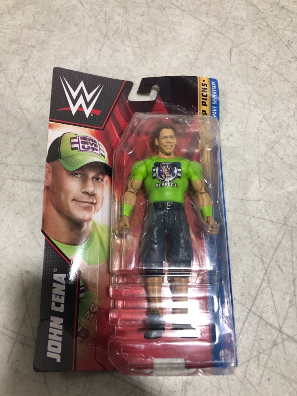 Photo 2 of WWE Top Picks John Cena Action Figures, 6-inch Posable Collectible & Gift for Ages 6 Years Old & Up