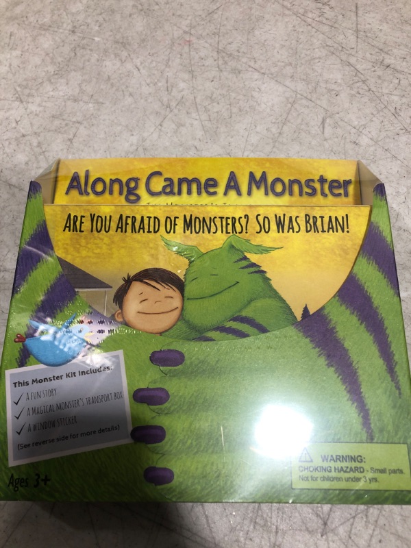 Photo 2 of ?Along Came A Monster - The Monster?s Transport?: Mom?s Choice Award Winner- Bedtime Story to Help Kids with Anxiety and Fear of Monsters! Includes Magical Monster?s Transport Box and Window Sticker