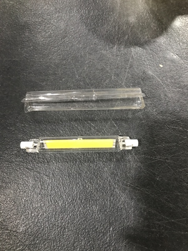 Photo 1 of 118mm 20W R7S LED Bulb 200W Halogen Equivalent 118mm J-Type High Brightness 20W 120V R7S Base 6000K Daylight White J Type T3 118mm Double Ended Flood Light 360°Beam Angle, 2 PIECE 