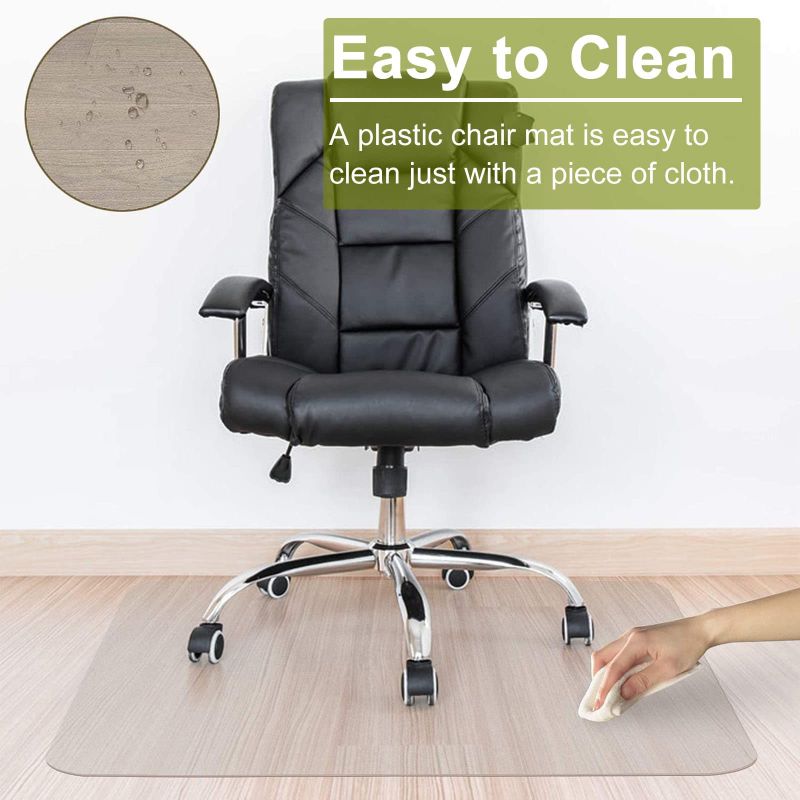 Photo 1 of Dimex 4'x 3' Clear Rectangle Office Chair Mat For Low Pile Carpet, Made In The USA, BPA And Phthalate Free, C532003G
