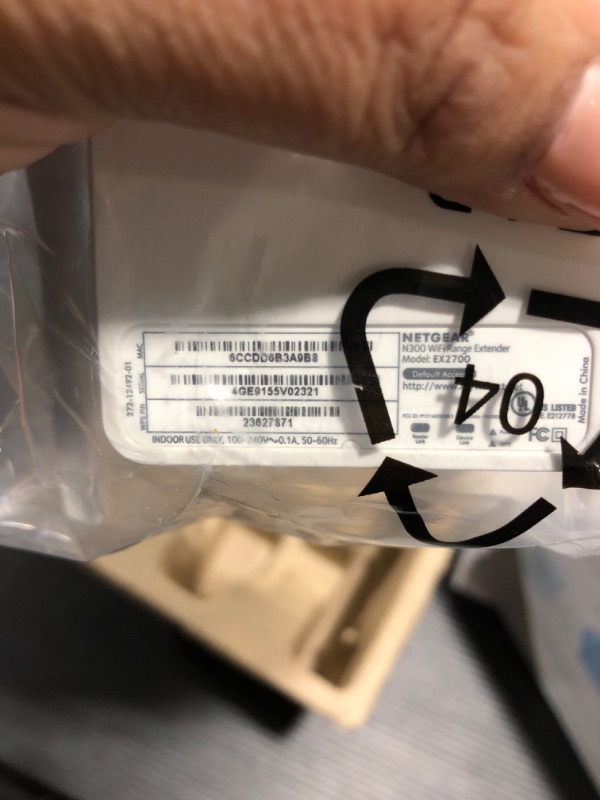 Photo 4 of NETGEAR Wi-Fi Range Extender EX2700 - Coverage Up to 800 Sq Ft and 10 devices with N300 Wireless Signal Booster & Repeater (Up to 300Mbps Speed), and Compact Wall Plug Design WiFi Extender N300