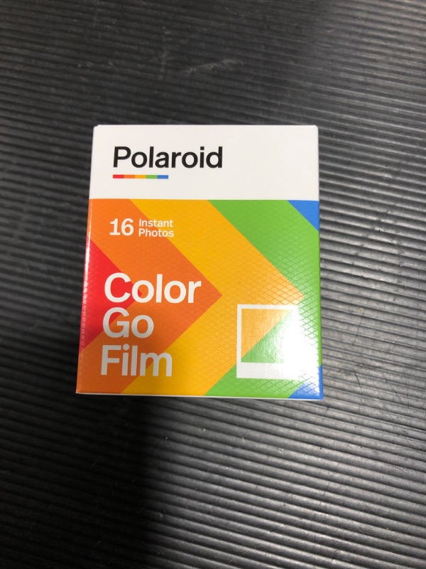 Photo 2 of Polaroid Go Color Film - Double Pack (16 Photos) (6017) - Only Compatible with Polaroid Go Camera White Frame 16 Photos---NEW ---FACTORY SEALED 