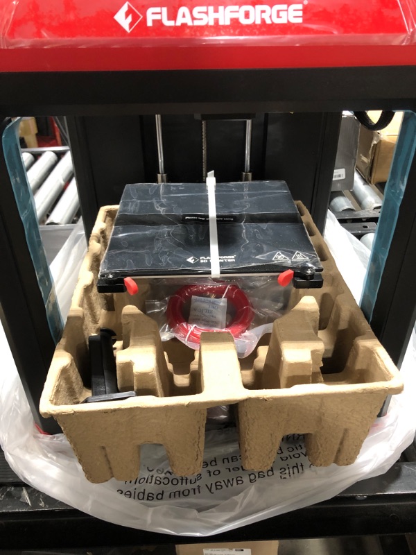 Photo 5 of Flashforge 3D Printer Finder 3 Glass Heating Bed with Removable PEI Surface and Magnetic Platform, Fully Assembled, Large FDM 3D Printers with 7.5" x 7.7" x 7.9" Printing Size