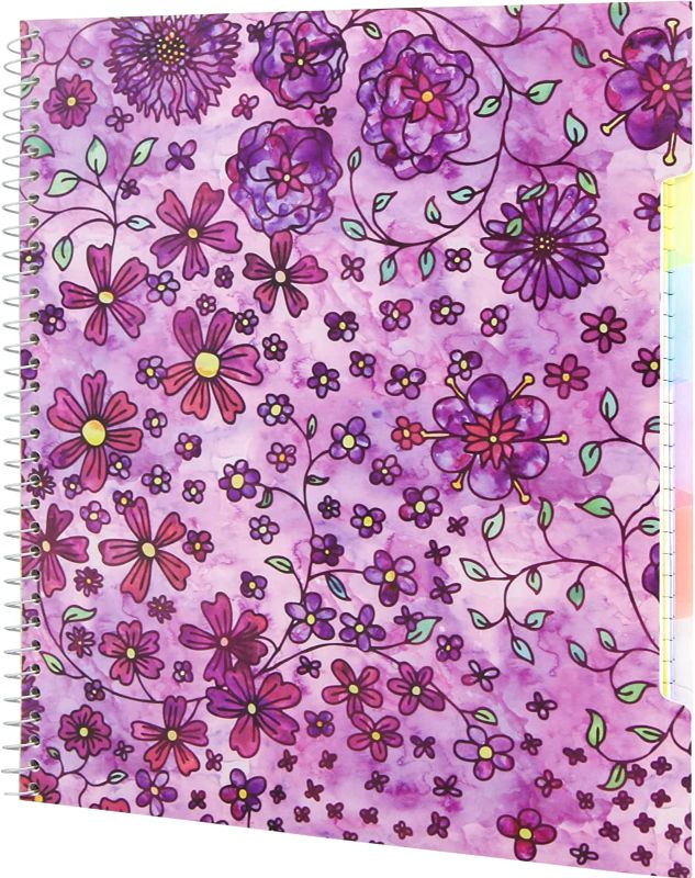 Photo 1 of 5 Subject Notebook Spiral Notebook College Ruled 