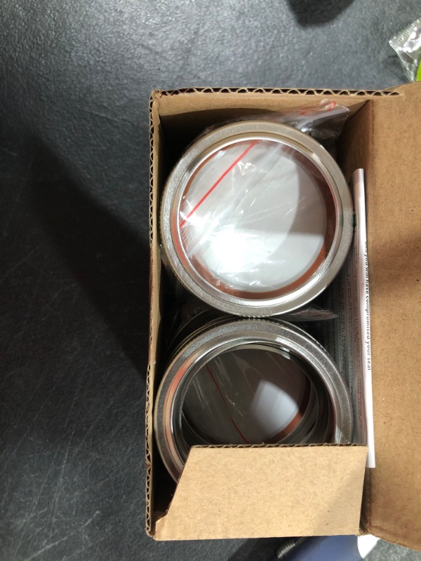 Photo 2 of 118 PCS Mason Jar Lids and EXTRA 5 Bands 100% Fit For Ball Kerr Jars