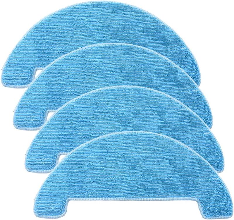 Photo 1 of 4PCS Replacement Mop Cloths Compatible with Coredy R750,R500,R550(R500+), R580, G800,G850 Robot Vacuum Mopping Cleaning Cloths Accessories