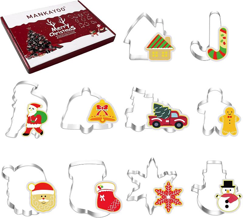 Photo 1 of 10Pcs Christmas Cookie Cutters 